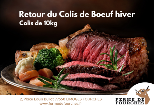 Retour de nos colis de bœuf de 10 kg