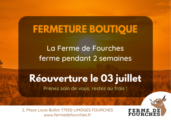 Fermeture temporaire