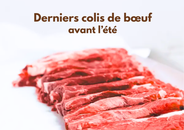 Derniers colis de boeuf