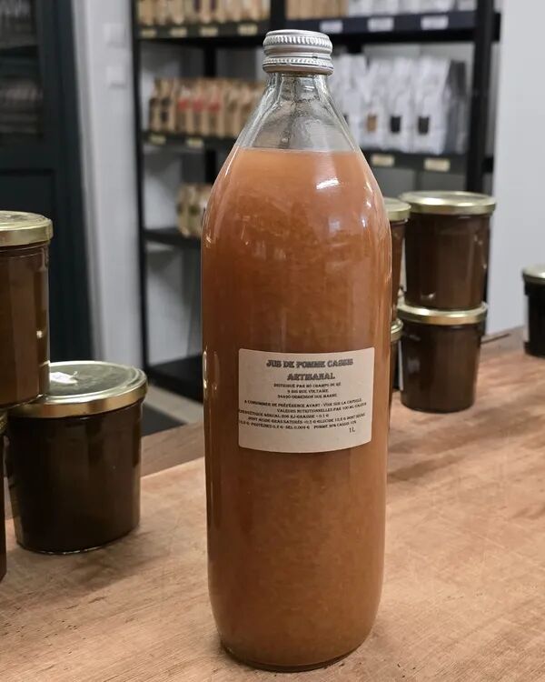 Jus de pomme cassis Artisanal