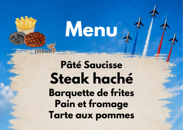  Menu Steak haché frites