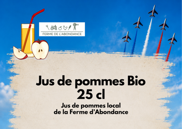 Jus de pommes Bio