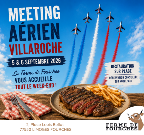 Vivez le Meeting Aérien depuis la Ferme