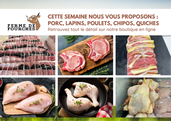 C’est la semaine du porc à la Ferme de Fourches