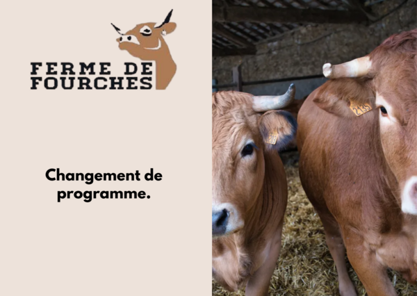 Changement de programme